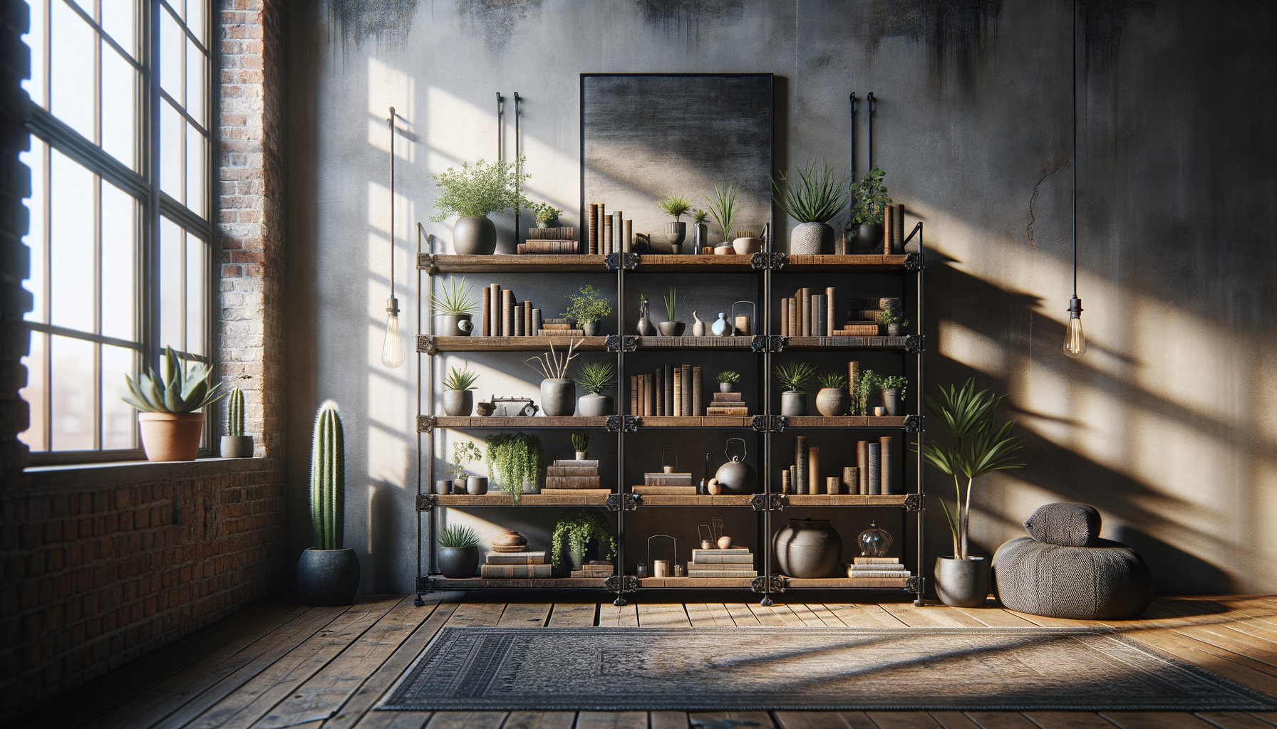 Exploring the Charm and Functionality of Industrial Style Shelves